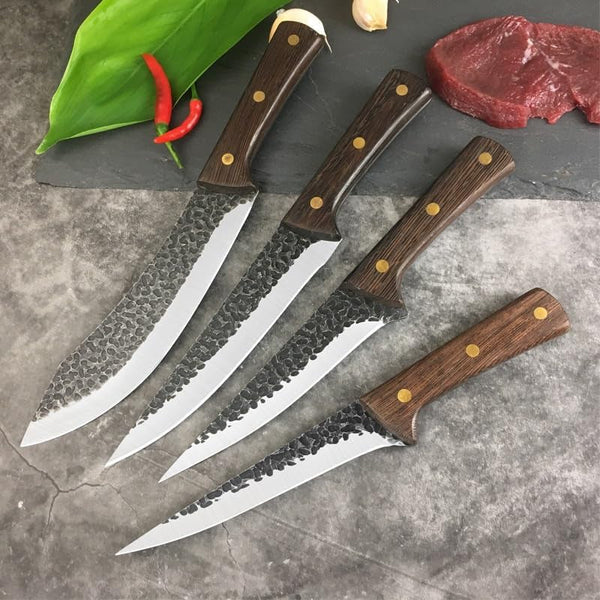 Meat Cleaver,Cleaver Knife, 1PCS Forged Slaughter Knife Boning Knife Chef Knife Cooking Knife Kitchen Knife Sharp Knife High Carbon Steel Fishing Sharp Knife(B)3