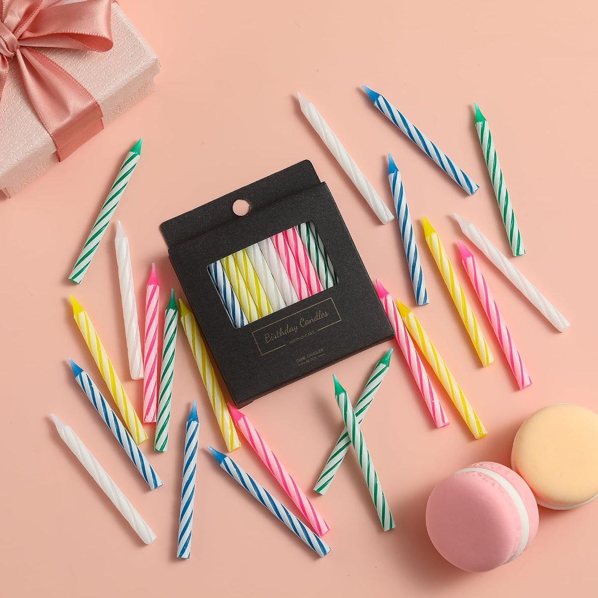 288-count-multicolored-birthday-candles-spiral-candles-cupcake-candles-party-celebration