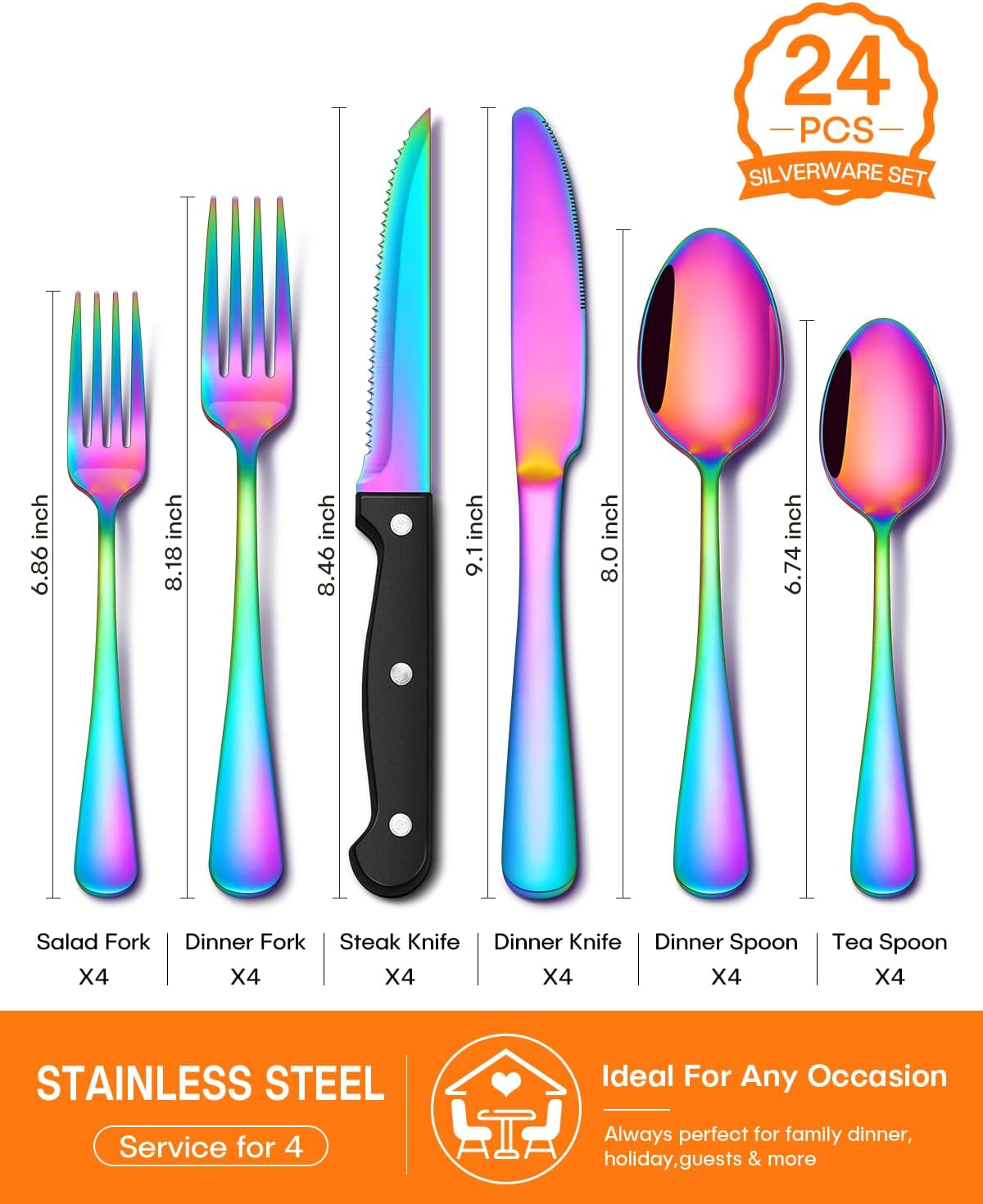 24-piece-rainbow-silverware-set-with-steak-knives-stainless-steel-flatware-set-for-4-cutlery-utensil-set-includes-knife-spoon-and-fork-mirror-polished-dishwasher-safe-for-home-restaurant