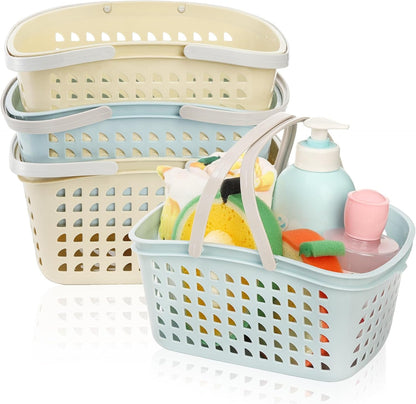 4 Pack Shower Caddy Basket, Portable Storage Basket with Handle1