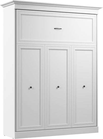 Queen Murphy Bed, White, Versatile, 65W1