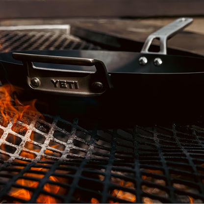 Carbon Steel Skillet 10" - Pre-Seasoned Nonstick, Rust-Resistant, Use on Stovetop, Oven, Grill, or Campfire9
