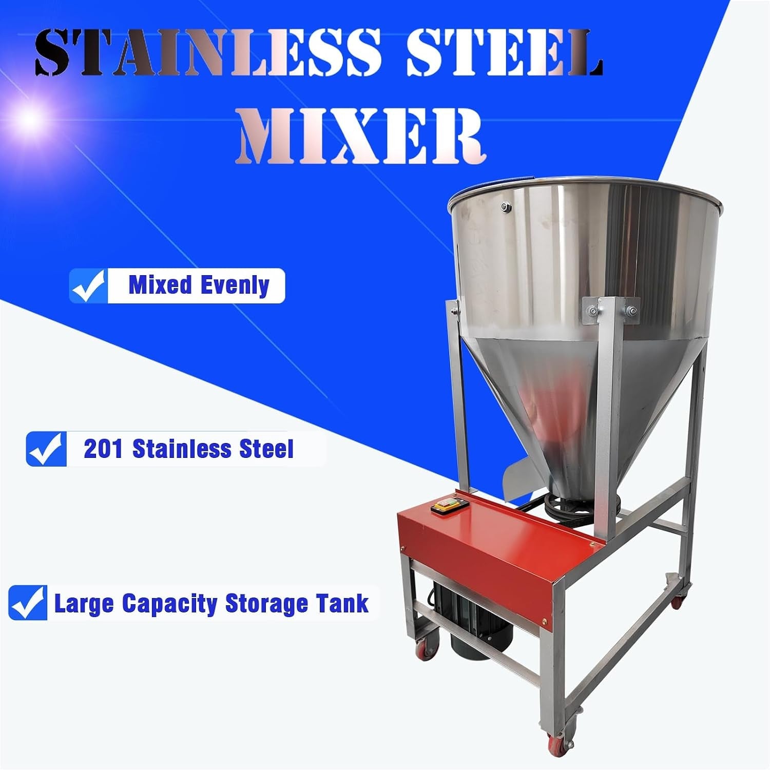 220v-3kw-powder-mixer-blender-mixing-machine-stainless-steel-plastic-mixer-mixing-capacity-220-lbs-vertical-feed-mixing-machine-for-dry-grain-granule