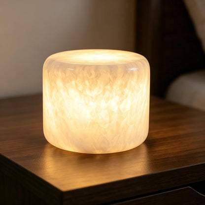 Natural Marble LED Desk Lamp Touch Control Rechargeable Dimmable1