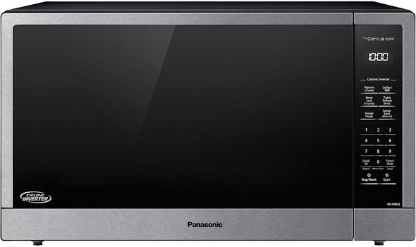 Panasonic NN-SN98JS Microwave Oven Stainless Steel Countertop/Built-In with Inverter Technology and Genius Sensor, 2.2 Cubic Foot, Stainless Steel1