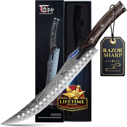 Butcher Breaking Knife for Meat Cutting, 10.5 Inch Carving Knife1