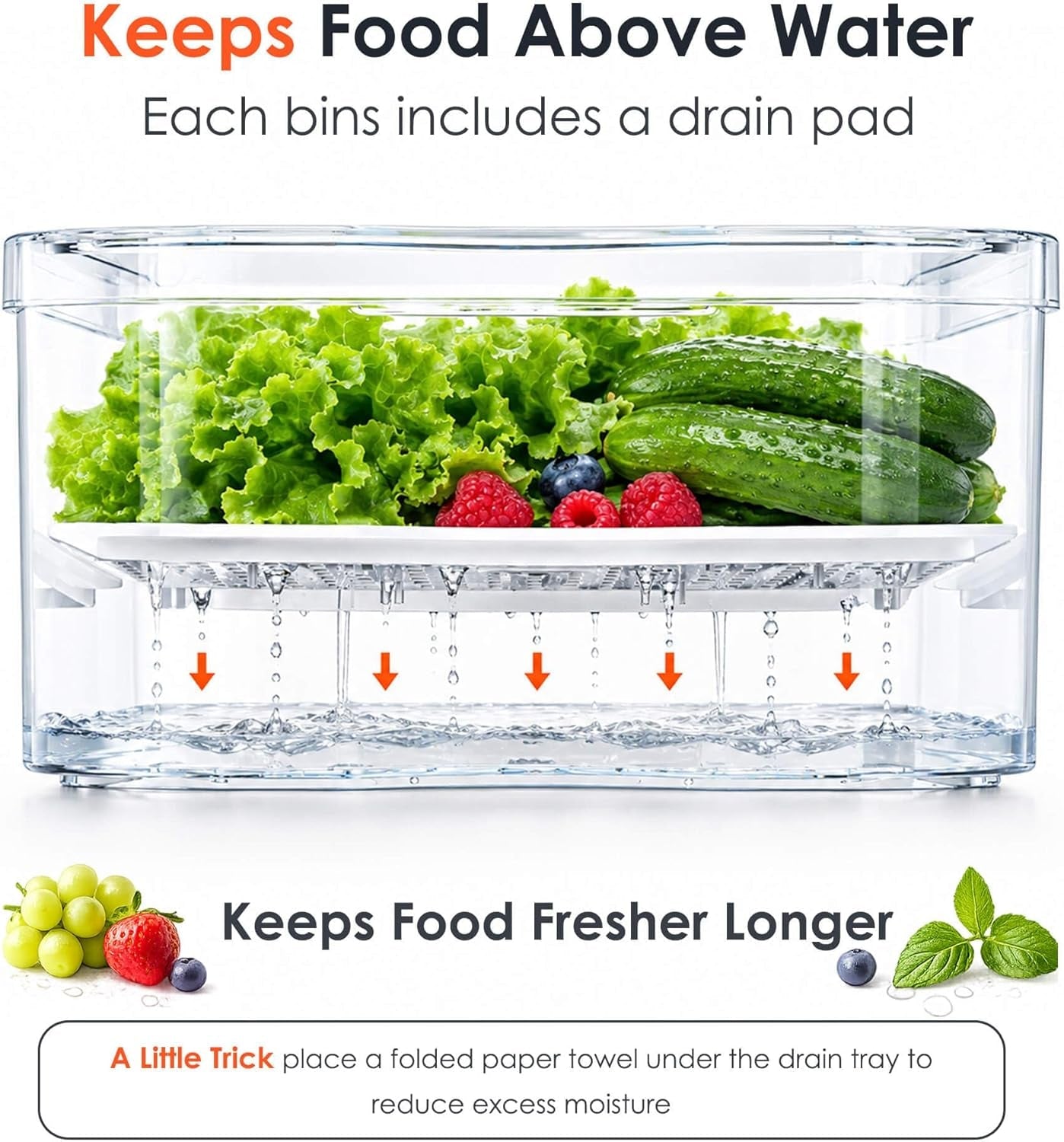 clear-fridge-bins-with-drain-trays-bpa-free-pet-stackable6-pack
