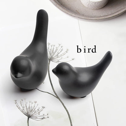 Small Birds Statues Home Decor Modern Style Decorative Ornaments for Living Room Decor, Bedroom, Office Desktop, Cabinets (Black 2Pcs Birds)7