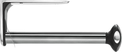 Simplehuman Wall Mount Paper Towel Holder, Under-Cabinet or Wall Mounted Rack, Horizontal or Vertical Install, One-Handed Tear with Tension Spring, Quick-Release Knob, Brushed Stainless Steel3