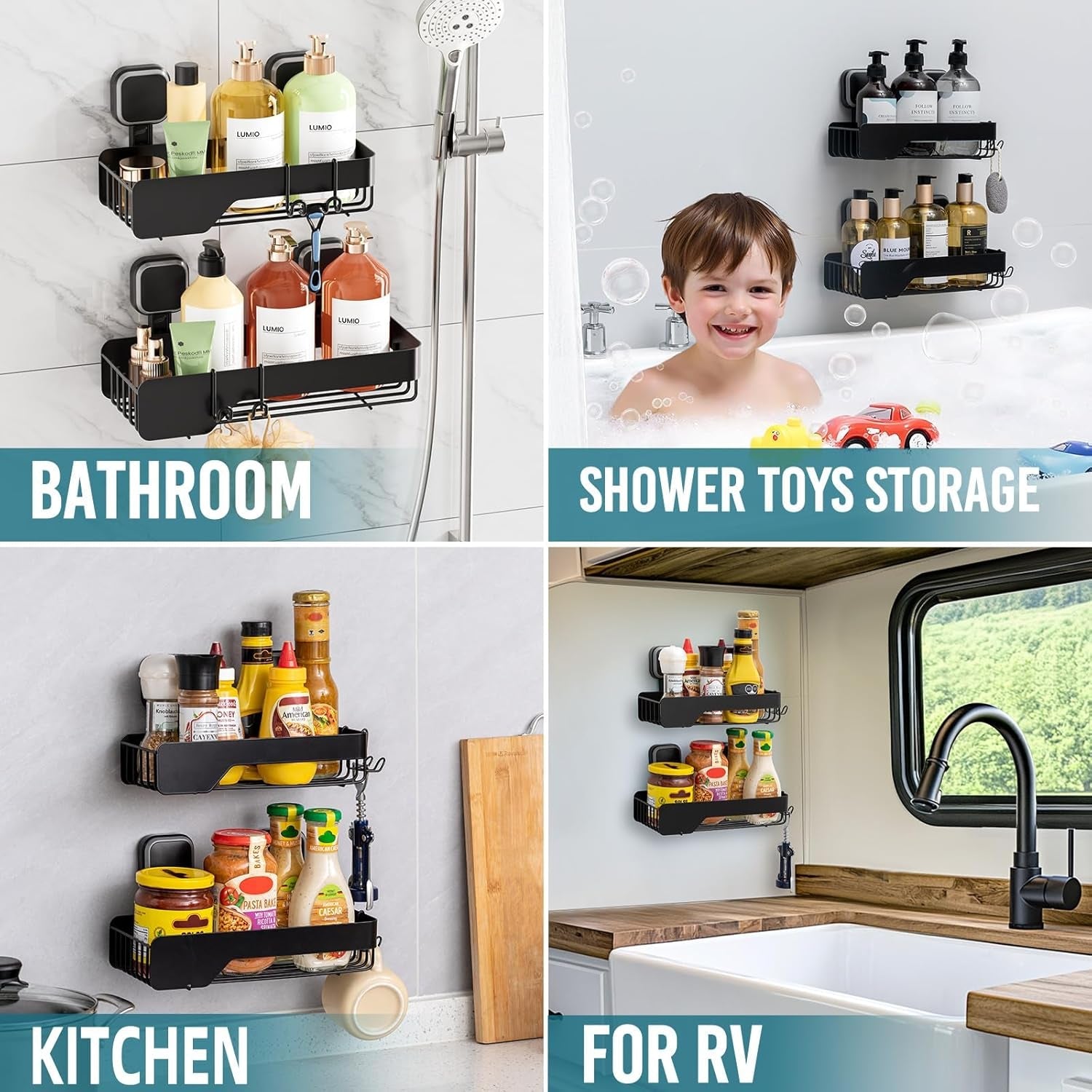 shower-caddy-suction-cup-rustproof-metal-shower-shelves-black-2pack
