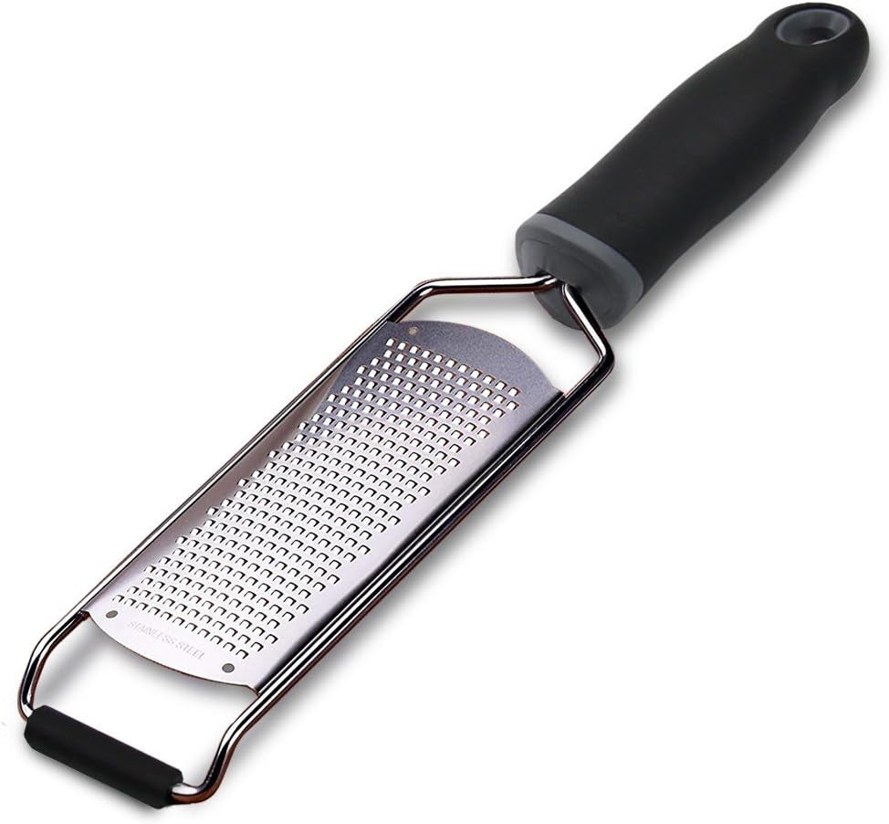 wide-lemon-zester-cheese-grater-18-8-stainless-steel-with-cover-black