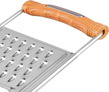 2Pcs Stainless Steel Multi-Functional Vegetable Grater and Slicer Handheld Kitchen Tool for Potato and Fruit Cutting, 3-In-1 Food Shredder Suitable for Home Cooking7