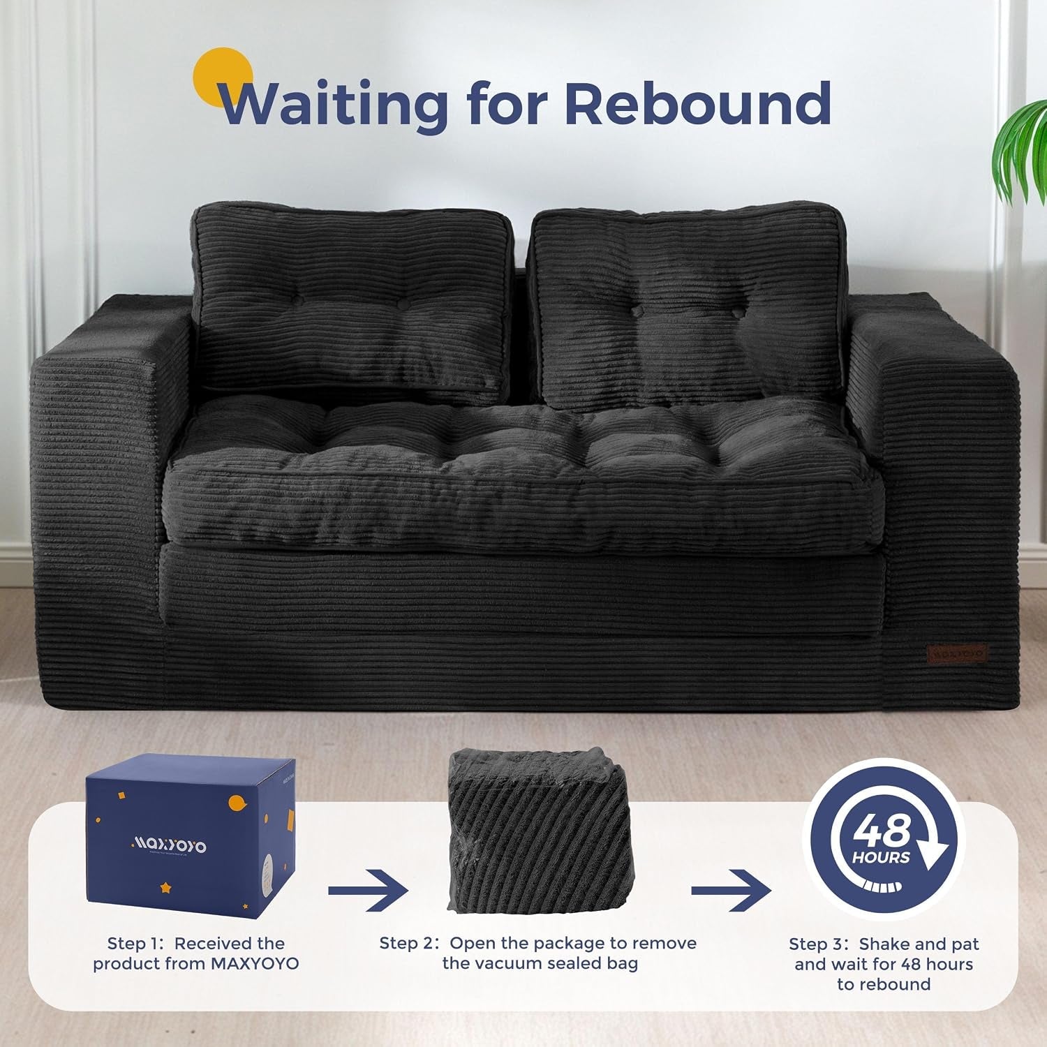 folding-sofa-bed-convertible-sleeper-loveseat-with-pillows
