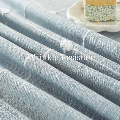 Blue Square Table Cloth 70X70 Inch Square Tablecloth Blue Linen7