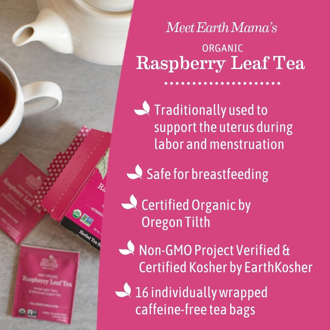 organic-red-raspberry-leaf-tea-labor-prep-menstrual-support-herbal-tea-pregnancy-postpartum-care-recovery-32-teabags-caffeine-free-non-gmo