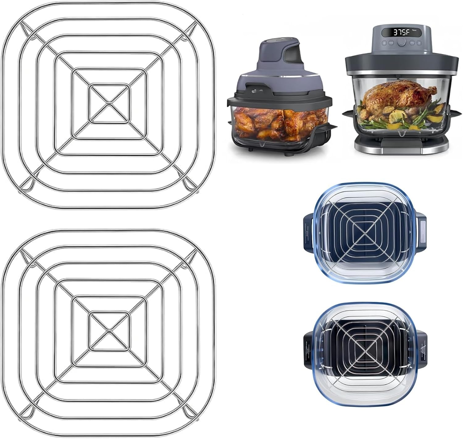 2-pack-square-crisper-racks-for-ninja-crispi-2-5-4-6-qt-food-grade-18-8-stainless-steel-dishwasher-safe-0-8-in-enhanced-air-circulation-sturdy