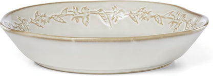 Homespun Stoneware 16-Piece Dinnerware Set for 45