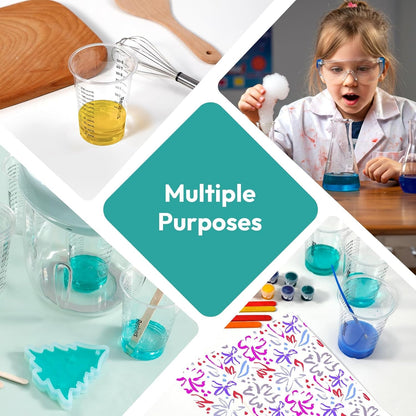 Epoxy Measuring Cups, 50PCS Resin Mixing Cups Set with Sticks7