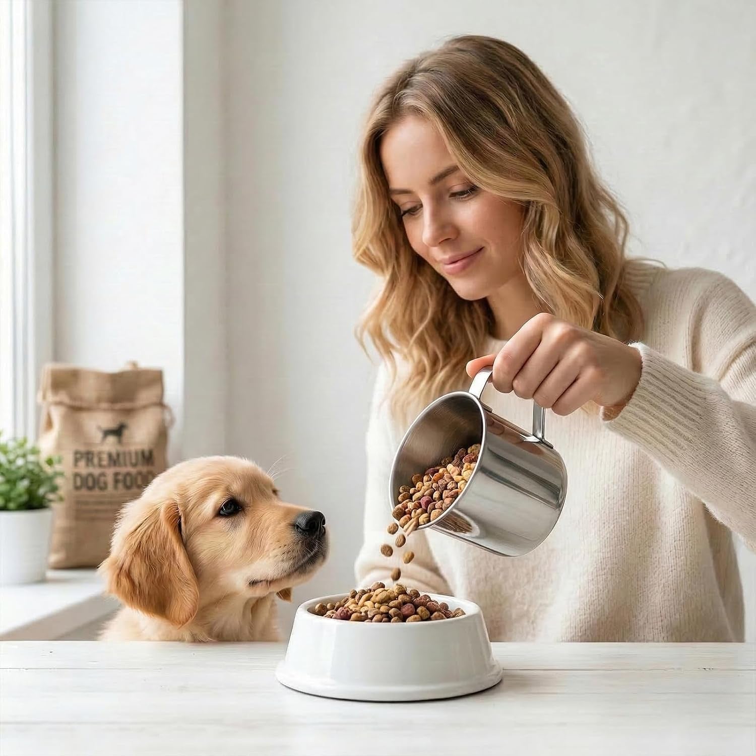 dog-food-scoop-1-5-cup-304-stainless-steel-dog-food-measuring-cup-with-handle-durable-dog-cat-pet-food-scoop-cup-1-1-2-cups-measuring-scoops-for-dogs-cats-birds-rabbits-for-dry-food-and-treats