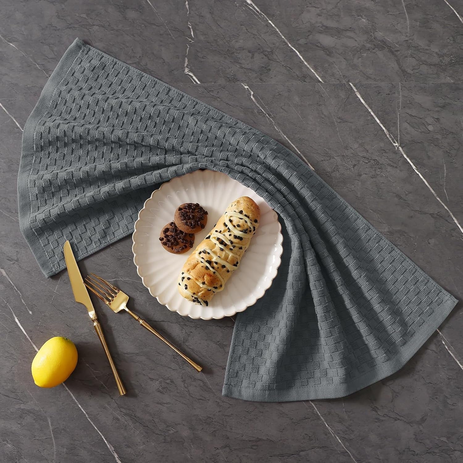 100-cotton-terry-kitchen-towels15-x-25-6-pack-dark-grey-soft-and-super-absorbent-dish-towels-380-gsm-reusable-tea-towel-with-hanging-loop-pineapple-grid-designed