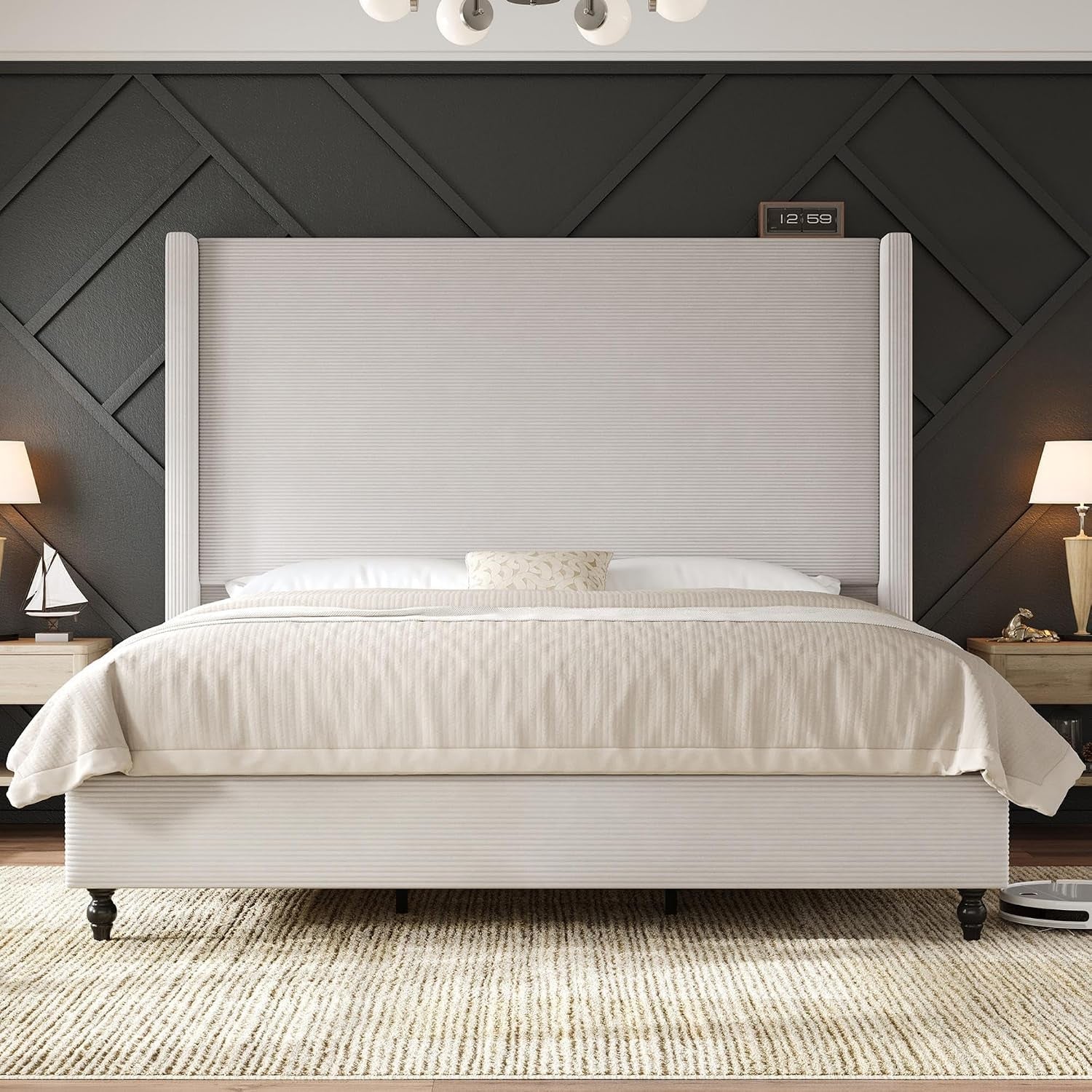 queen-upholstered-bed-frame-with-63-headboard-wingback-cream