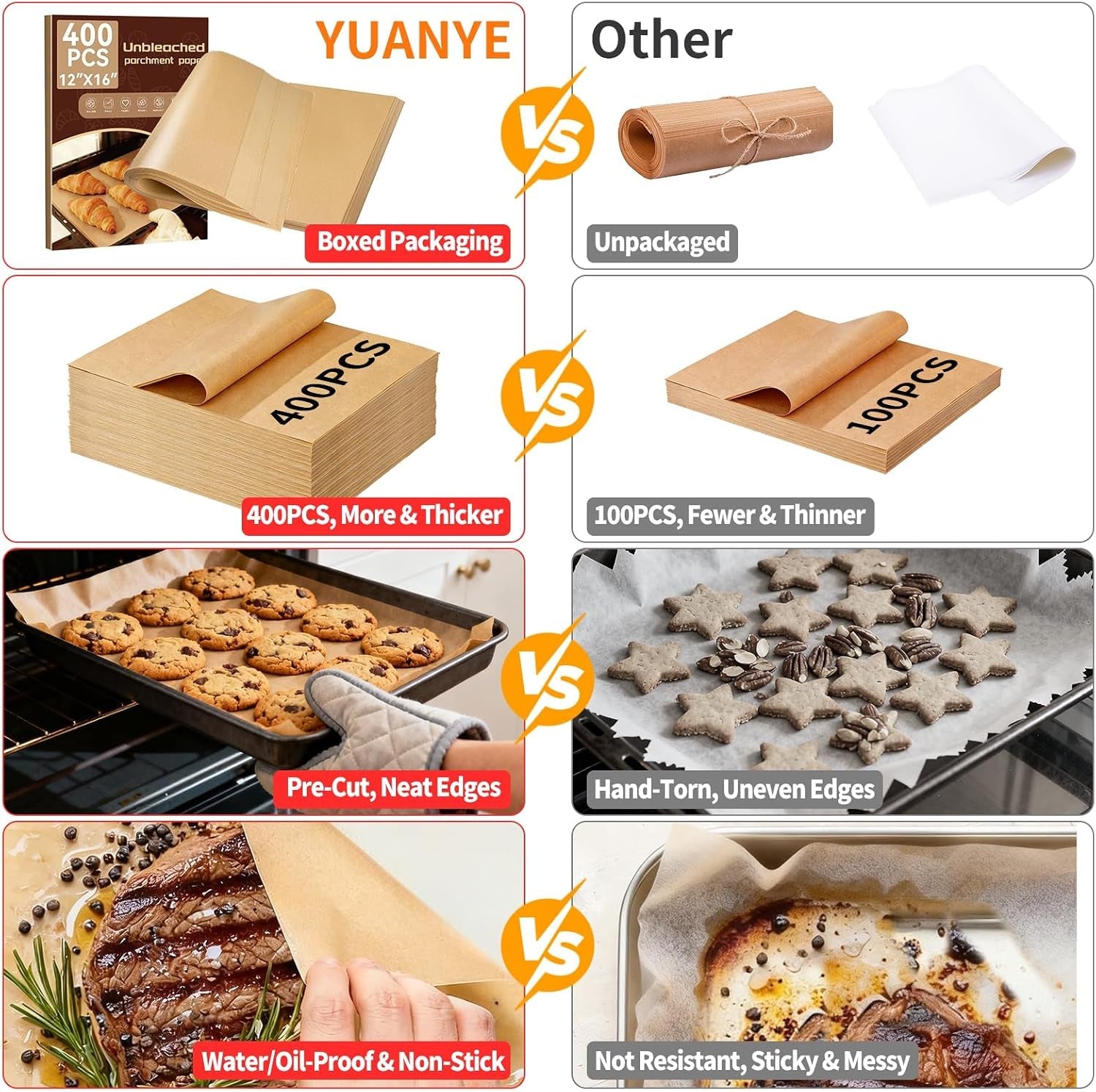 400pcs-parchment-paper-baking-sheets-12x16-unbleached-precut-half-parchment-paper-for-baking-non-stick-baking-paper-for-baking-grillin-steaming-bread-cookies-oven-air-fryer-microwave