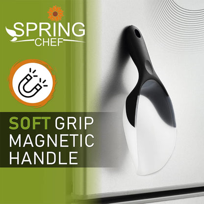 Magnetic Ice Scoop for Freezer, Bpa-Free Food Scooper, Black | Flexi-Plastic Popcorn Scoop with Soft Grip Handle - Dishwasher Safe Ice Scooper - Food Scooper for Flour, Grains, Pet Food5