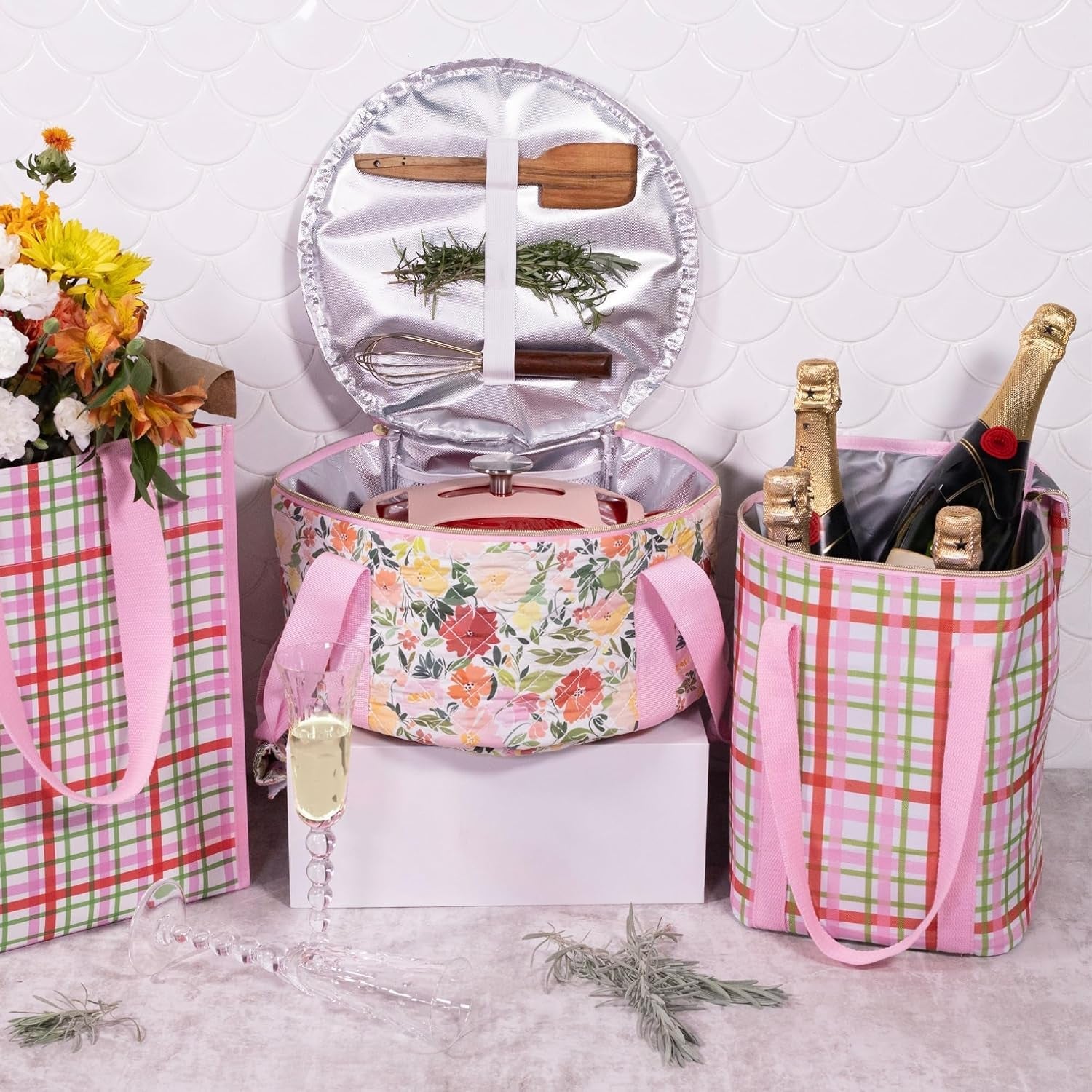 dutch-oven-carrier-insulated-casserole-tote-with-padded-handle-zipper-closure-fits-most-6-7-qt-dutch-ovens-bakeware-for-potlucks-and-hosting-floral