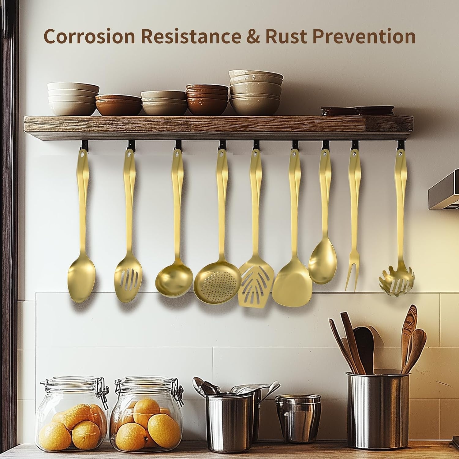 304-stainless-steel-kitchen-utensil-set-9pcs-cooking-utensils-metal-kitchen-utensil-spatula-sets-cookware-high-temperature-resistance-kitchen-tool-set-for-hanging-dishwasher-safe-gold