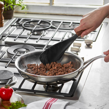Staub Silicone with Wood Handle Cooking Utensil, Multi-Function Spatula Spoon5