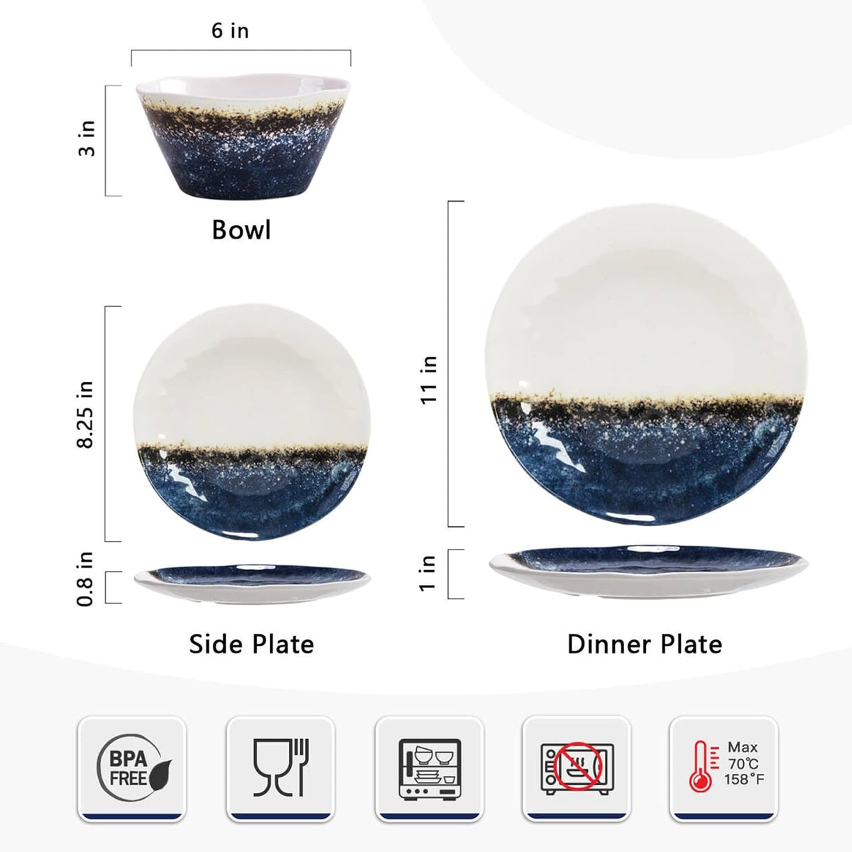 12-piece-melamine-dinnerware-set-for-4-blue-ombre-plates-and-bowls