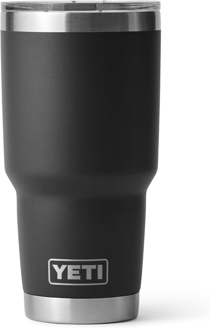 Rambler 30 Oz Stainless Steel Vacuum Insulated Tumbler W/ Magslider Lid, Black1