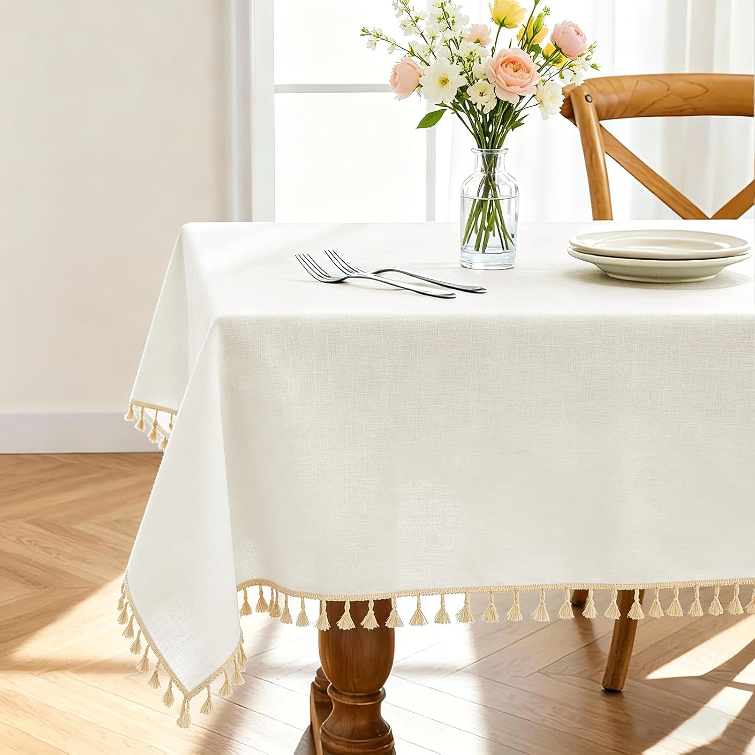 table-cloth-rectangle-table-55-x-90-linen-look-texture-cotton-tablecloth-waterproof-wrinkle-free-heavy-duty-tables-cover-with-tassel-for-kitchen-dining-holiday-party-ivory