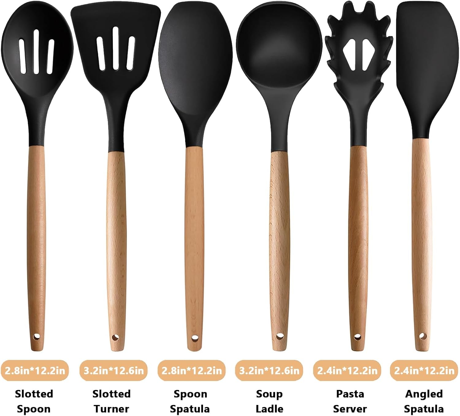 silicone-kitchen-utensils-set-of-6-cooking-utensils-set-with-heat-resistant-wooden-handle-nonstick-silicone-spatula-spoon-turner-ladle-cooking-kitchen-gadget-for-cookware-baking-bpa-free