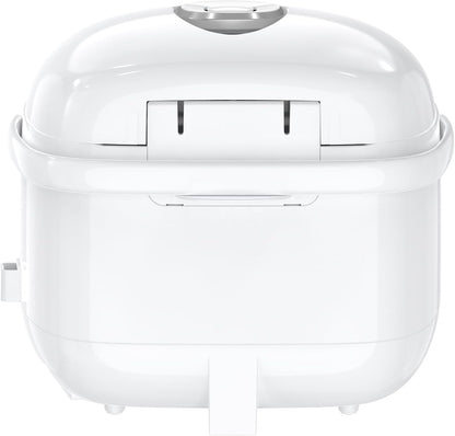 Panasonic SRZC123L Rice Cooker, 6-Cup Uncooked/12-Cup Cooked, Fuzzy Logic Microcomputer, Thick Non-Stick Aluminum Pan, Detachable Inner Lid, 10 Programs, Auto Keep Warm, Keep Warm, White4