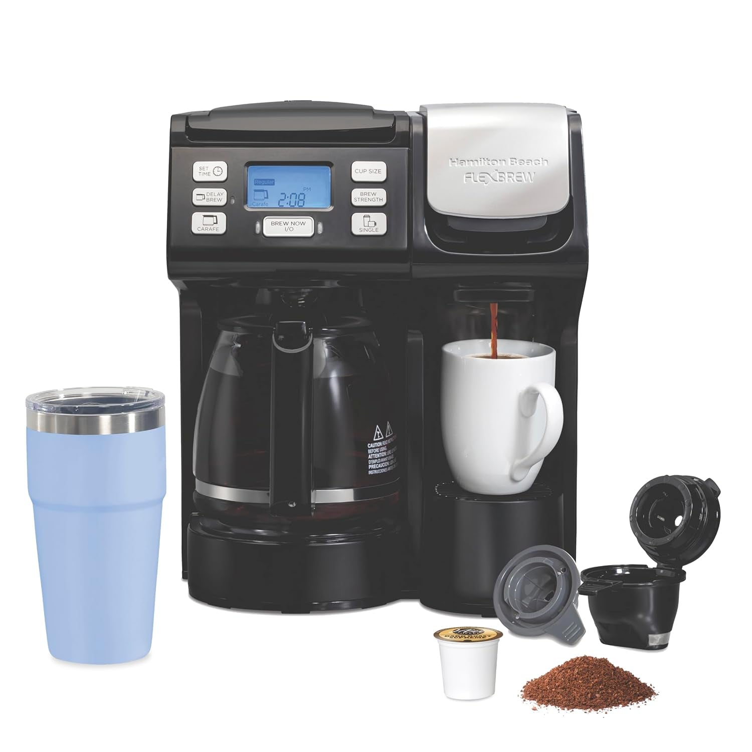 flexbrew-trio-2-way-coffee-maker-compatible-with-k-cup-pods-or-grounds-combo-single-serve-full-12c-pot-black-fast-brewing-49902
