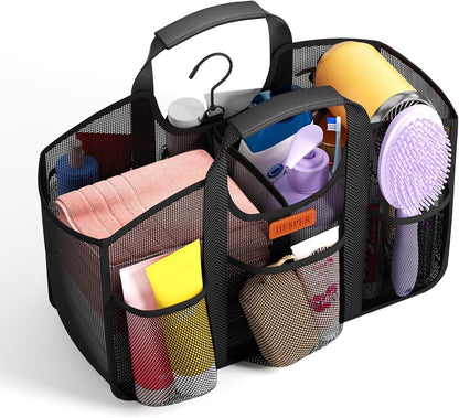 Mesh Shower Caddy for College Dorm with Hook and Soft Handles1