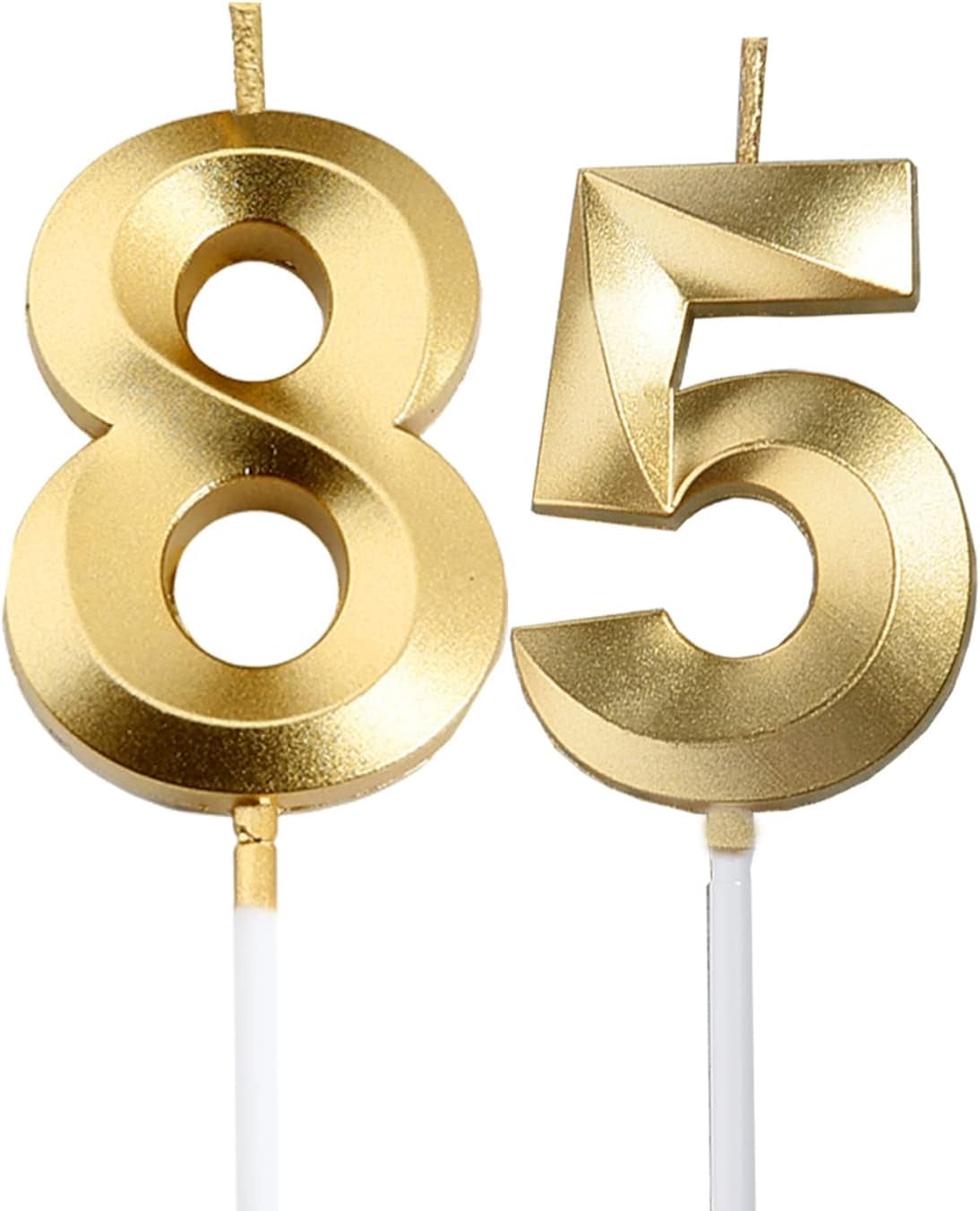 gold-85th-58th-birthday-candles-gold-number-85-58-cake-topper-for-birthday-decorations-party-decoration