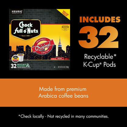 K-Cup Pods - Heavenly Original, 32 K-Cup Pods | Medium Roast, for Keurig Brewers, Single Serve, Premium Arabica Coffee Beans, Rich, Smooth, Well-Balanced Flavor5