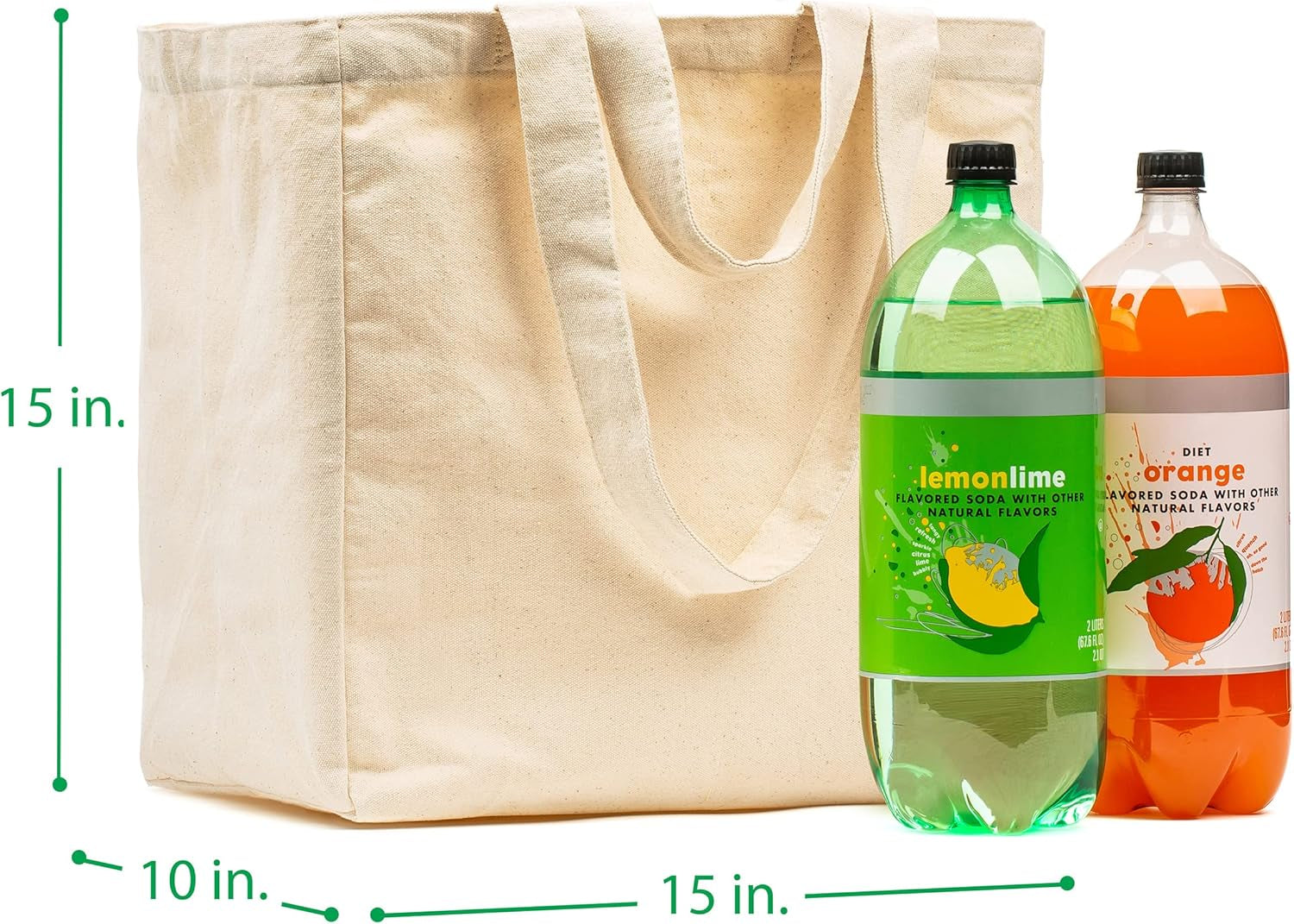 canvas-grocery-bag-3pc-xl-set-with-real-pockets-long-shoulder-strap-and-short-handle-heavy-duty-foldable-washable