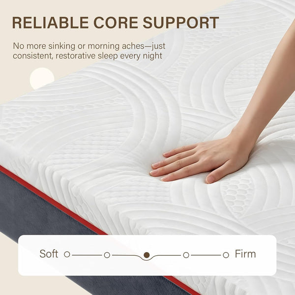 12" Queen Size Mattress in a Box with Memory Foam & Zoned Pocket Coils7