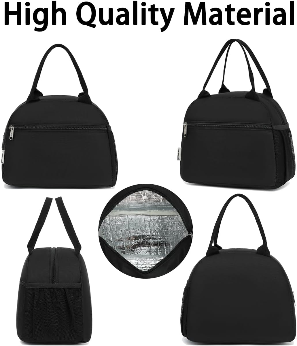 lunch-bag-women-lunch-box-for-adult-men-kids-girls-small-cute-lunchbox-tote-large-capacity-insulated-lunch-container-cooler-for-work-school-picnic-travel-black