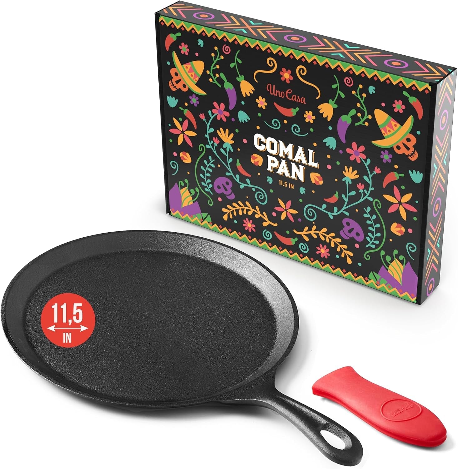 cast-iron-comal-pan-11-5-inch-skillet-for-roti-tawa-dosa-pan-pataconera-comales-para-tortillas-cast-iron-pizza-pan-comal-para-tortillas-grande