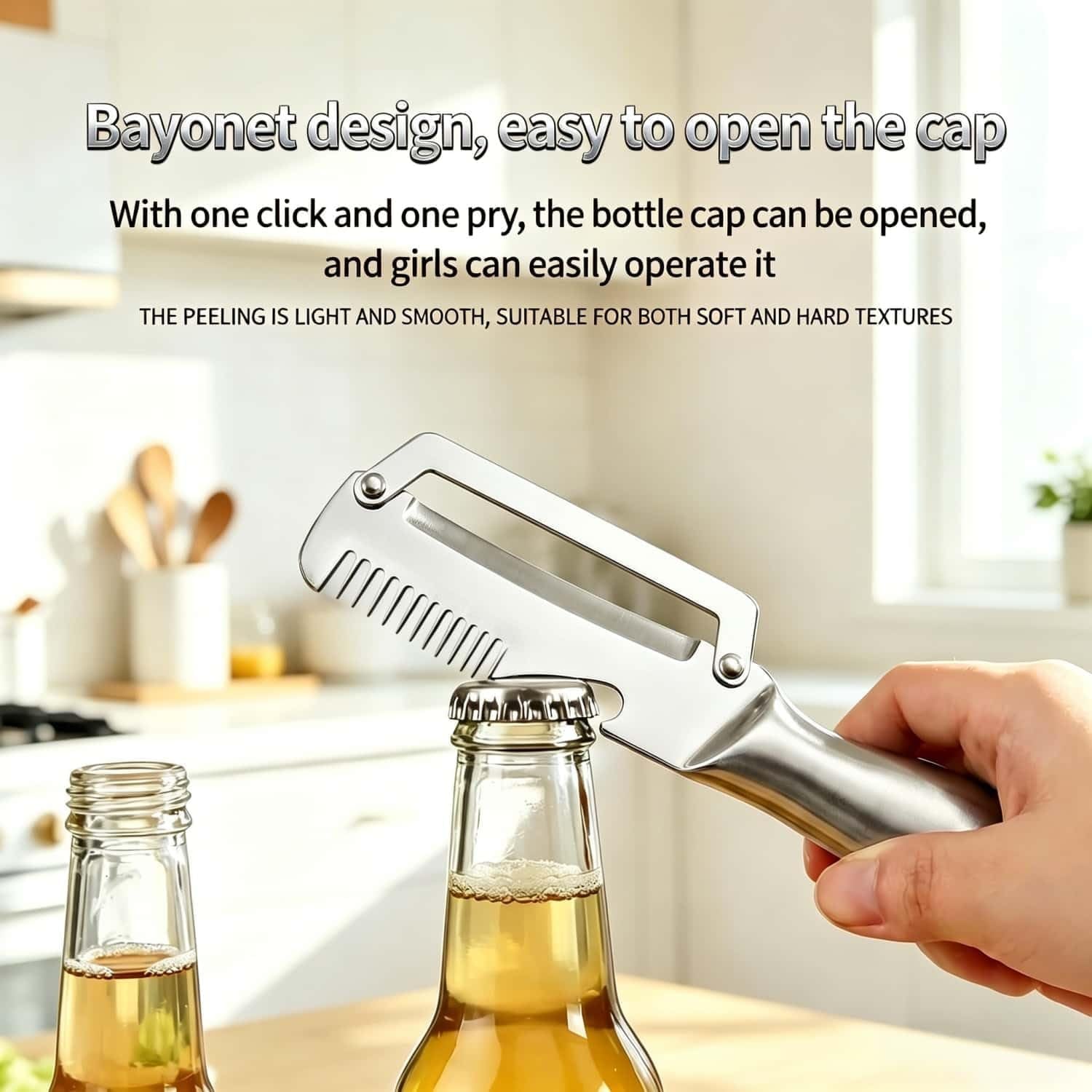 premium-vegetable-peeler-with-wooden-handle-and-bottle-opener-multi-functional-vegetable-peeler-for-fruit-pumpkin-peeling-potato-and-other-vegetables-or-fruits-b-1pcs