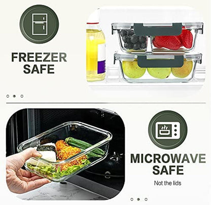 10 Packs 30 Oz Glass Meal Prep Containers with Lids4