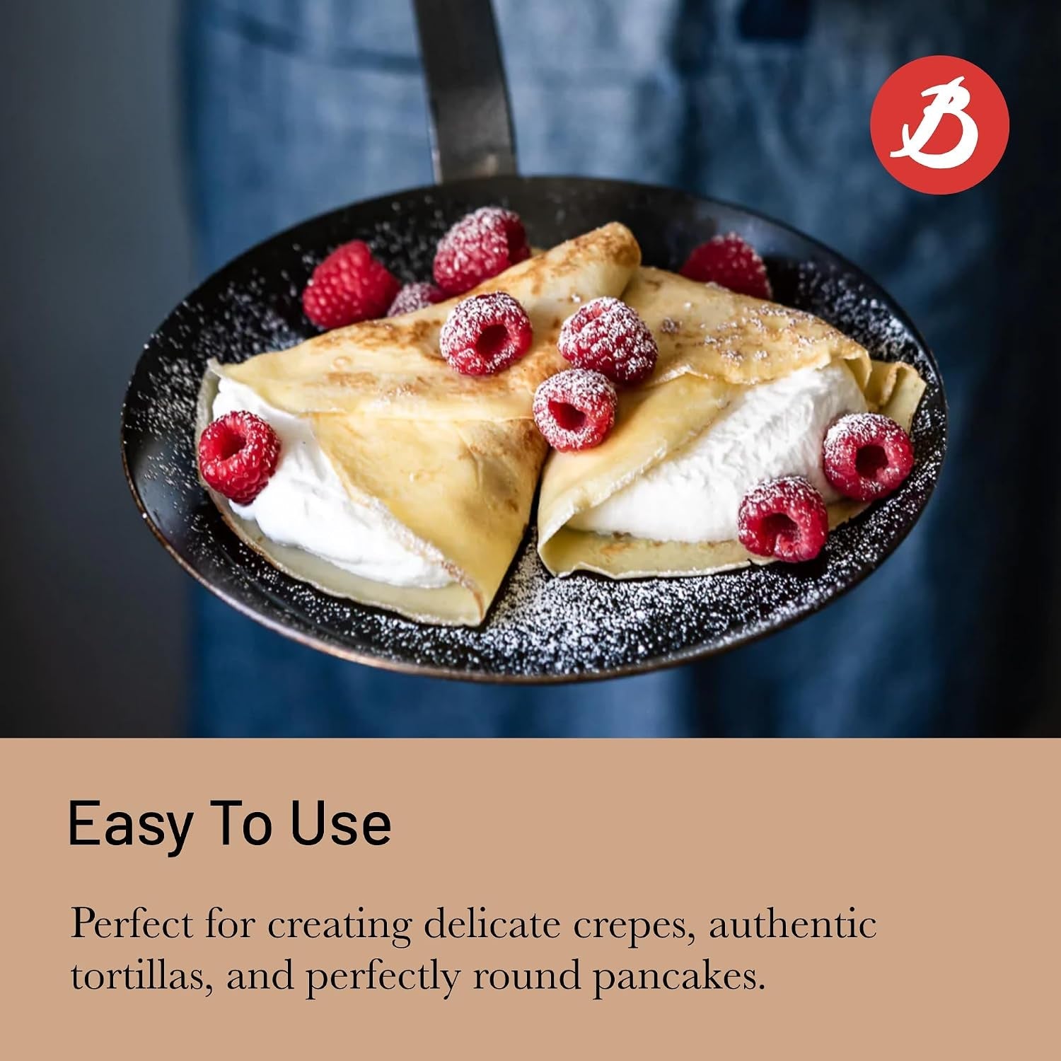 blue-carbon-steel-crepe-tortilla-pan-9-5-diameter-7-75-cooking-surface-ideal-for-making-reheating-crepes-tortillas-pancakes-naturally-non-stick-finish-made-in-france