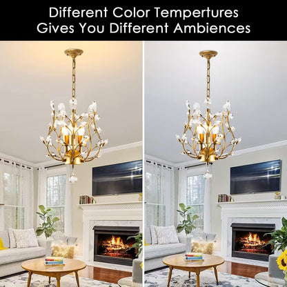 3-Light Crystal Chandelier, 13 Inch Gold Hanging Fixture3