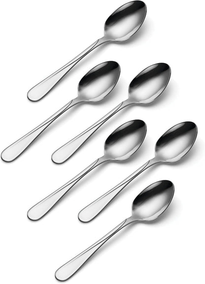 Flight Teaspoons Silverware Set for 6, Flatware | Mirror Finish, Dishwasher Safe | Cutlery Set for Kitchen and Dining, Utensil Set, Kitchen Gifts for Women, Heavy Duty2