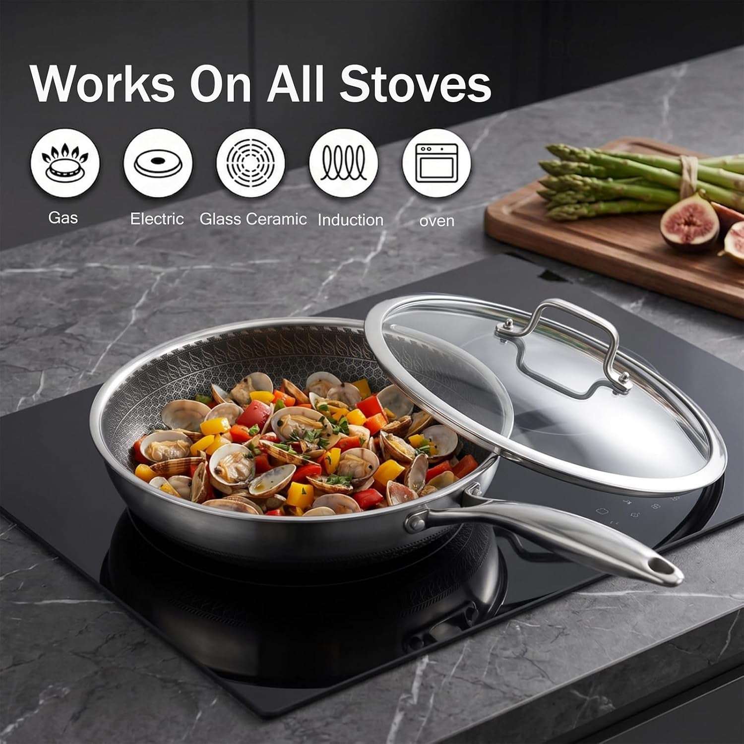 8-inch-honeycomb-stainless-steel-nonstick-frying-pan-skillet-pfas-pfoa-ptfe-free-metal-utensil-safe-scratch-proof-all-cooktops-compatible-dishwasher-oven-safe-fajita-cooking-pan