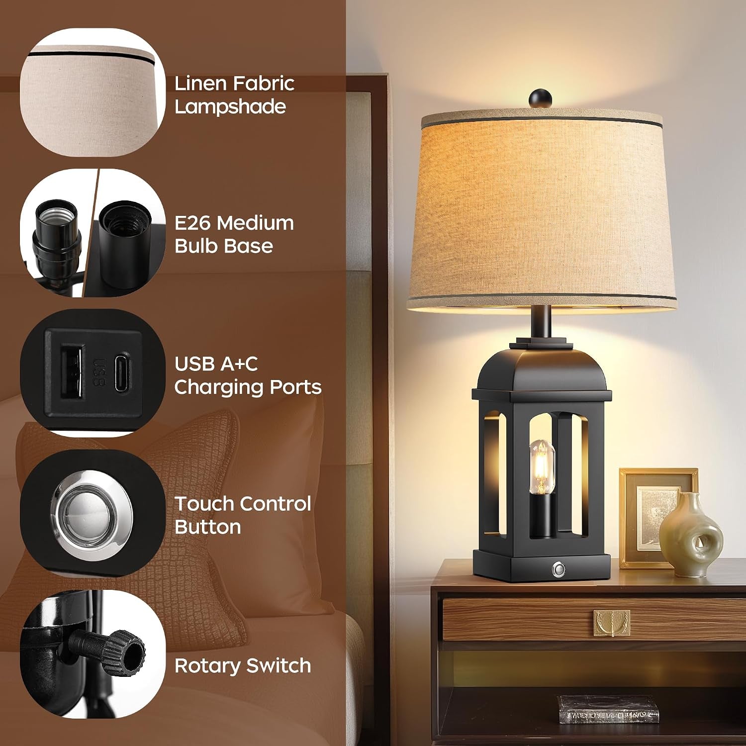 table-lamp-for-bedroom-living-room-farmhouse-lamps-with-nightlight-black